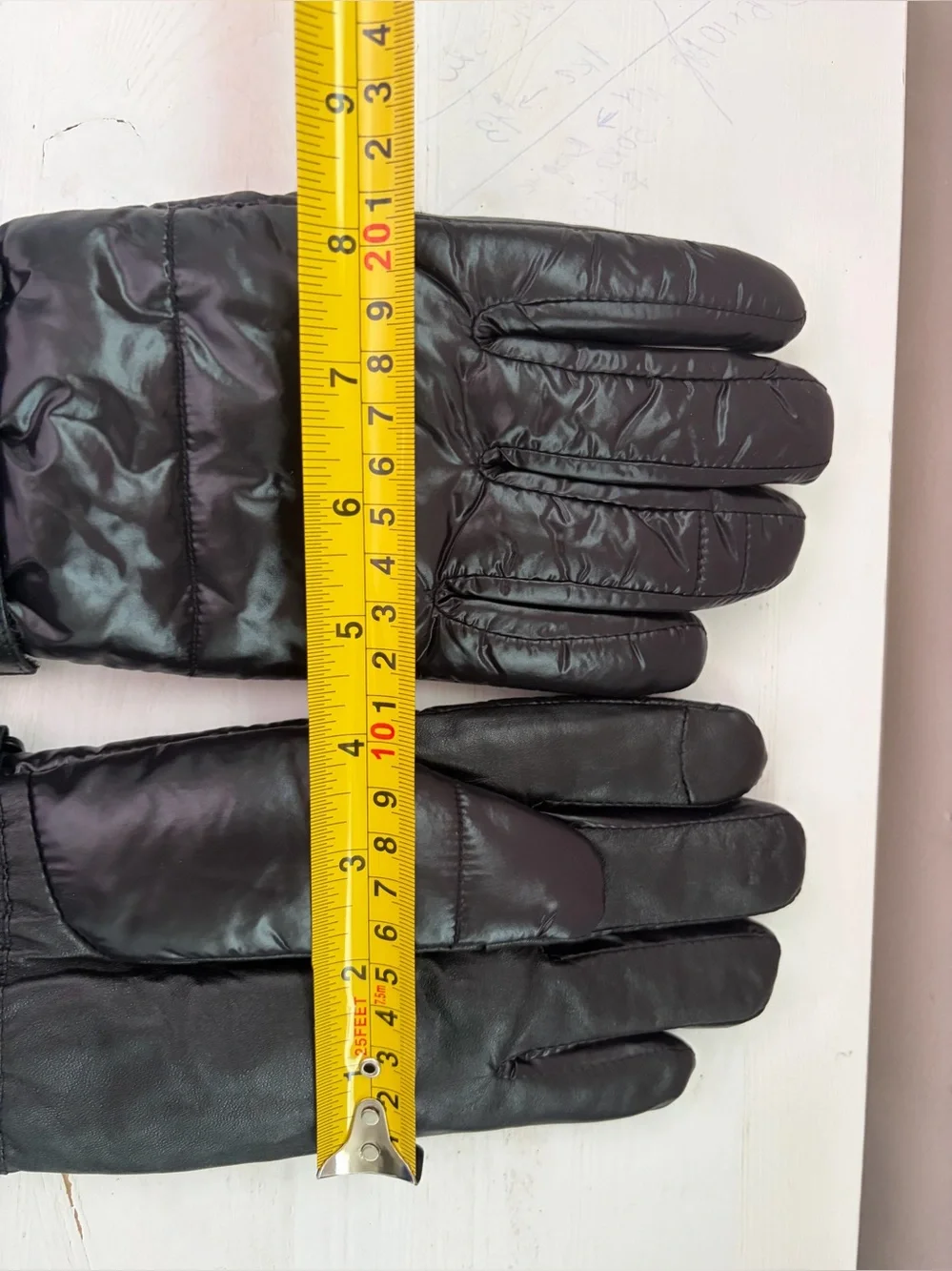 Michael Kors Quilted Nylon and Leather Tech Gloves.